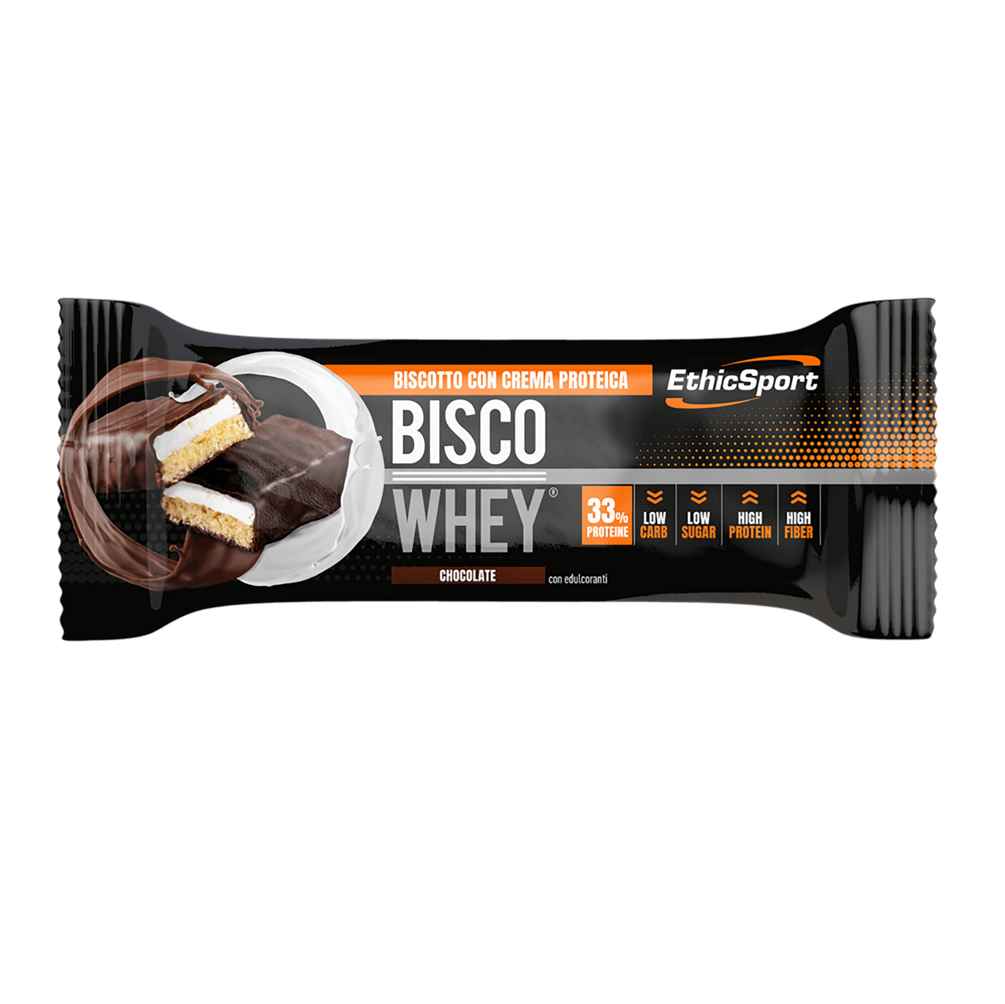 ETHICSPORT BISCO WHEY Chocolate - Barretta 40g.  