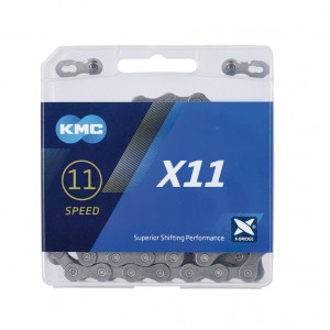 Catena KMC X11 R - 1/2" x 11/128" ,118 maglie, 5,65mm,11-v.