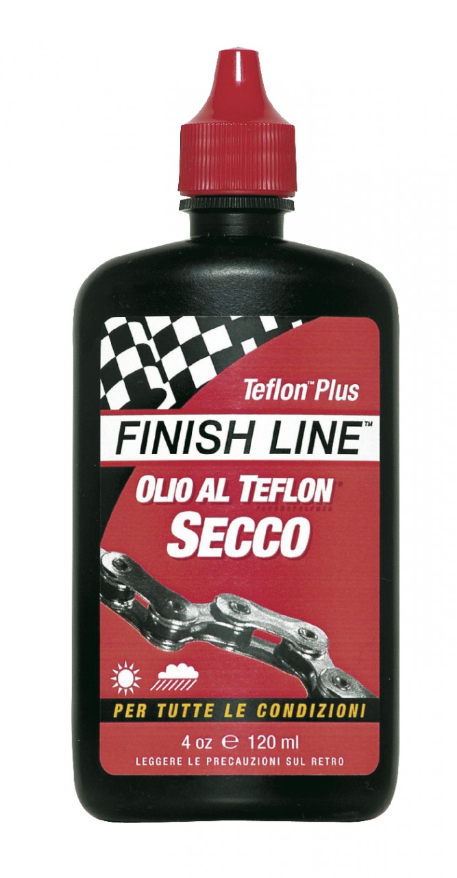 Lubrificante Secco a Goccia Professionale Teflon-Plus Dry FinishLine 120 ml.  