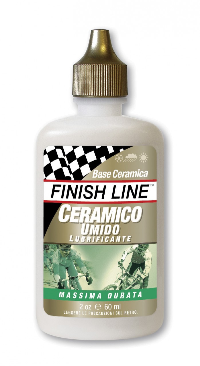 Lubrificante Umido a Base Ceramica per Bici FinishLine 60 ml.  