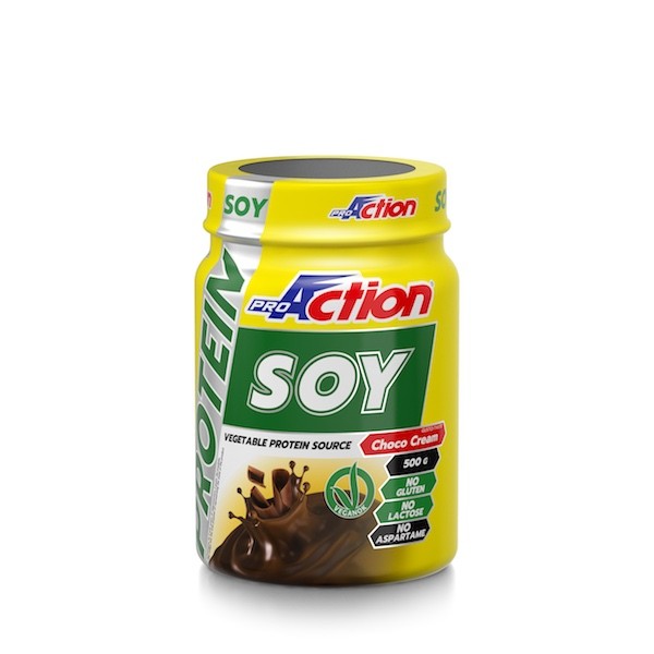 ProAction PROTEIN SOY Choco Cream - Barattolo 500 gr.  