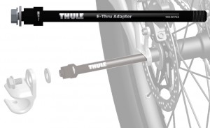 Adattatore perno Thule Shimano E-Thru - M12x1,5