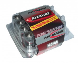 Batt alcalina Ansmann Mignon LR 06 - 1,5 V, 1 x = 1 scatola da 20 pz