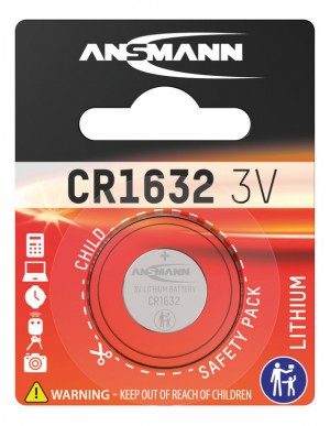 Batteria a bottone CR1632 Ansmann - litio, 3 V, 120mAh