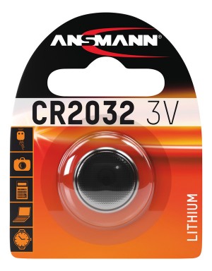 Batteria Ansmann bottone CR2032 - Litio, 3V, ricezione minima JO 10 pz.