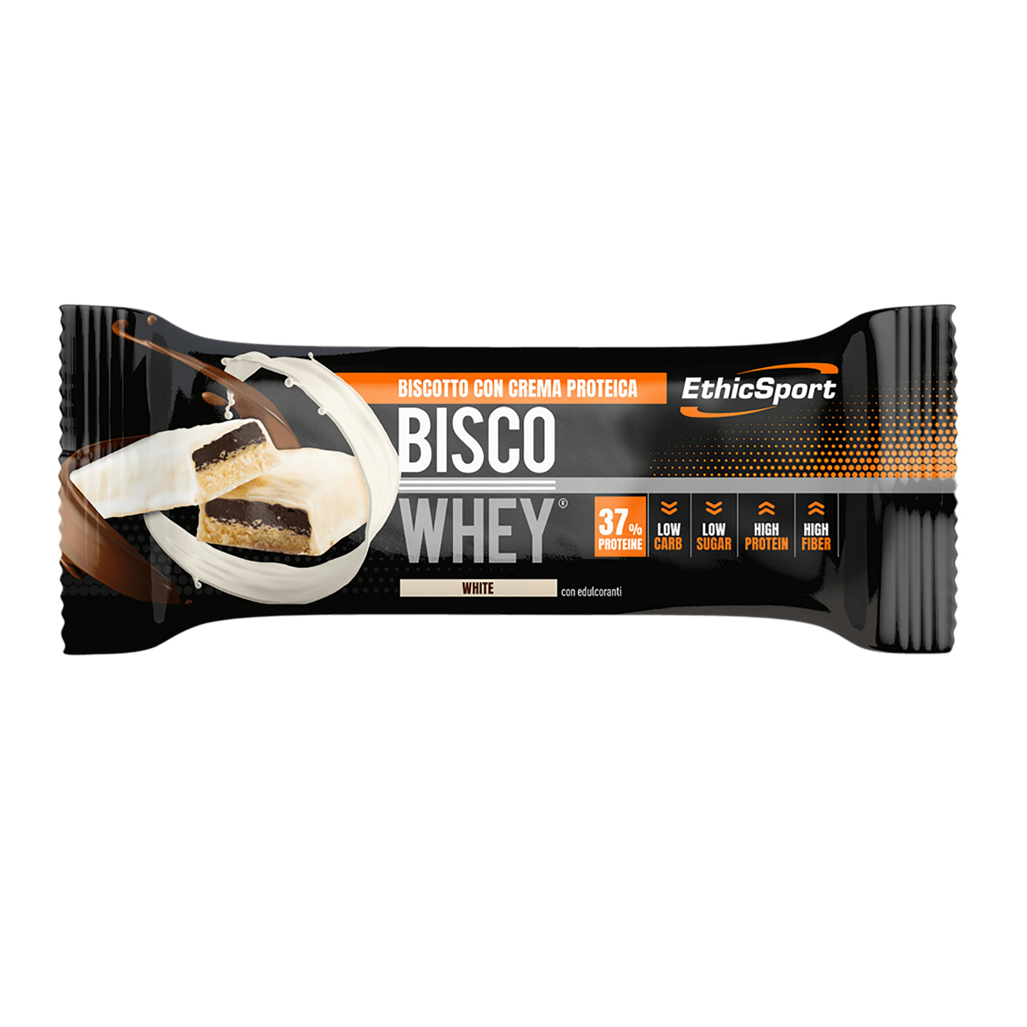 ETHICSPORT BISCO WHEY White - Barretta 40g.  