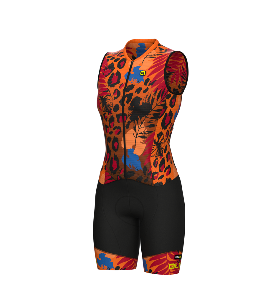 Body Ciclismo Donna Al ESOTIKA LADY ARANCIO