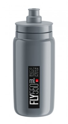 Borraccia Elite Fly - 550ml, grigio/nero