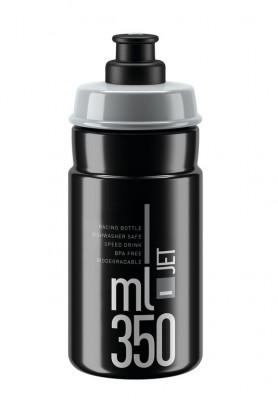 Borraccia Elite Jet - 350ml, nero/grigio