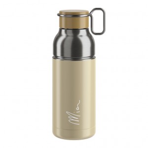 Borraccia Elite Mia - 650ml, beige/argento, acciaio inossidabi