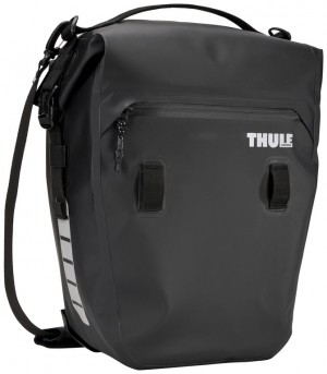 Borsa bici Thule Shield Pannier - nero, 35x21x40cm, 22l