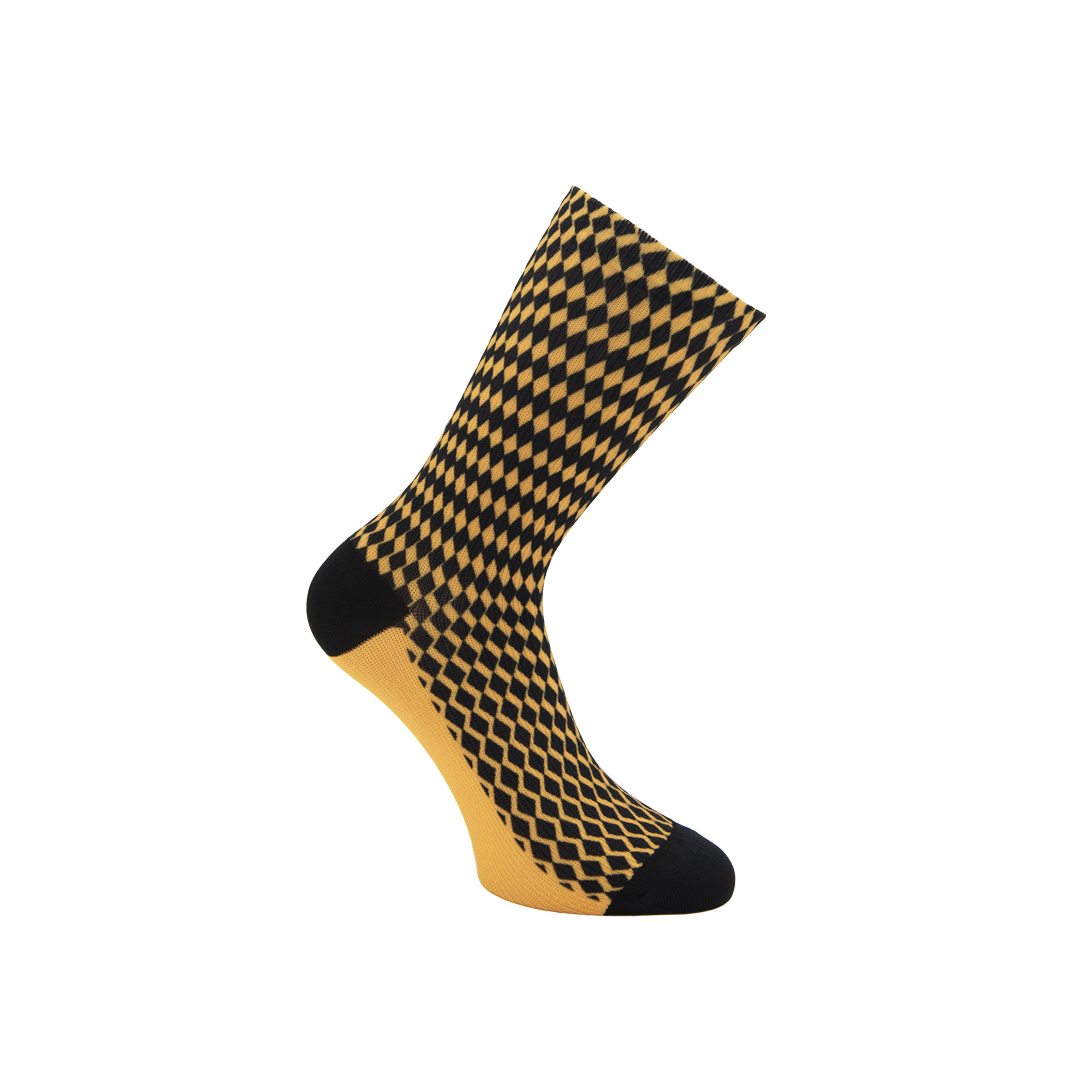 Calza ciclismo Bee1 Diamond YELLOW