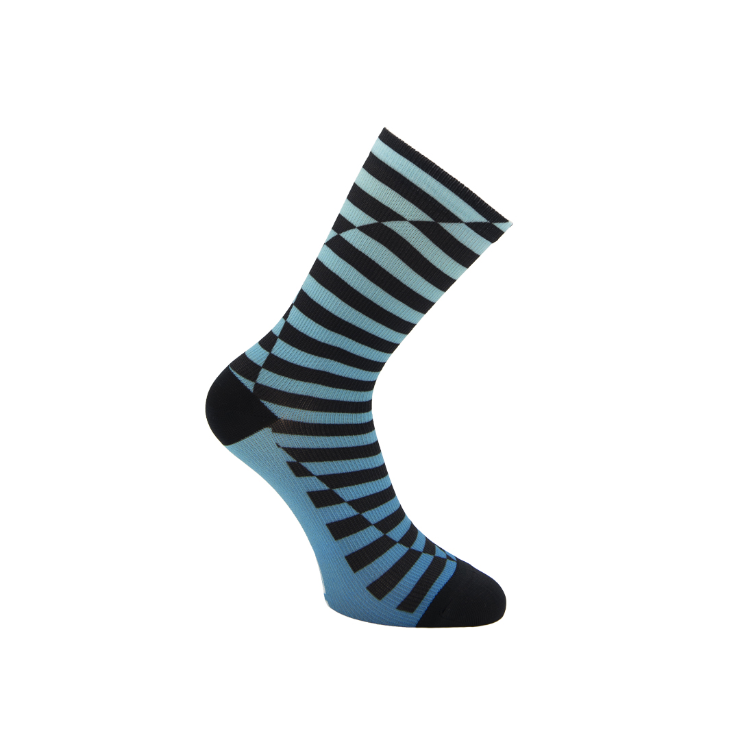 Calza ciclismo Bee1 Line BLUE GRADIENT