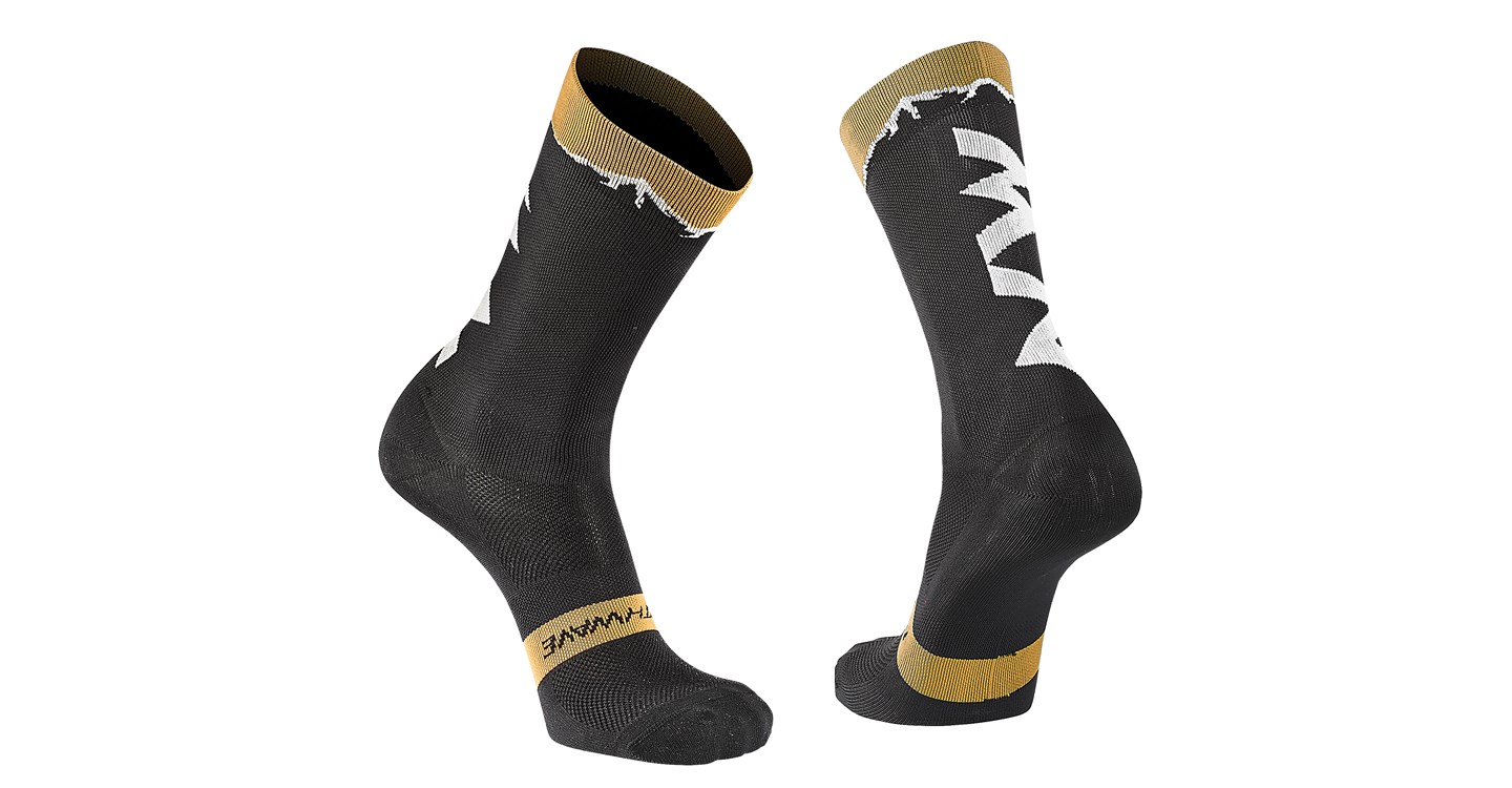 Calze Ciclismo Northwave Clan Socks BLACK-CARAMEL