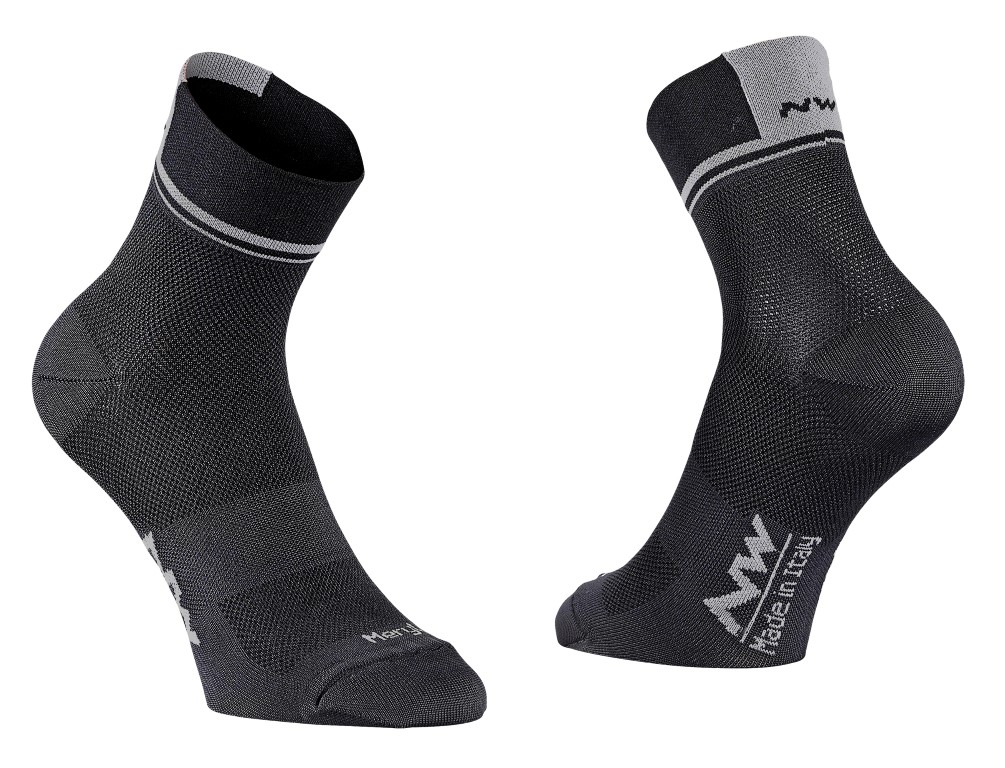 Calze Ciclismo Northwave Logo 2 Socks BLACK-GREY