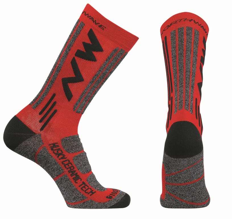 Calze Ciclismo Northwave Husky Ceramic Tech 2 High Socks RED