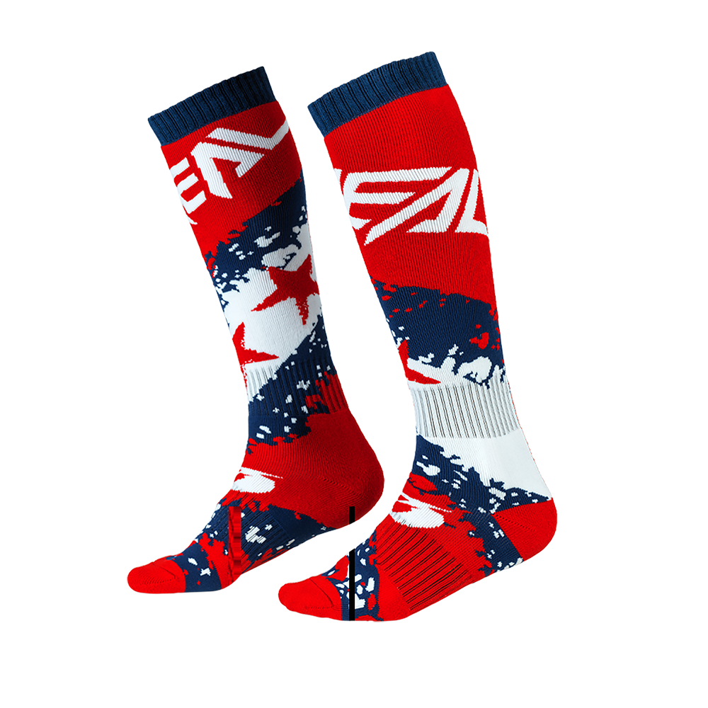 Calze O`Neal PRO MX SOCK Stars UNICA RED/BLUE