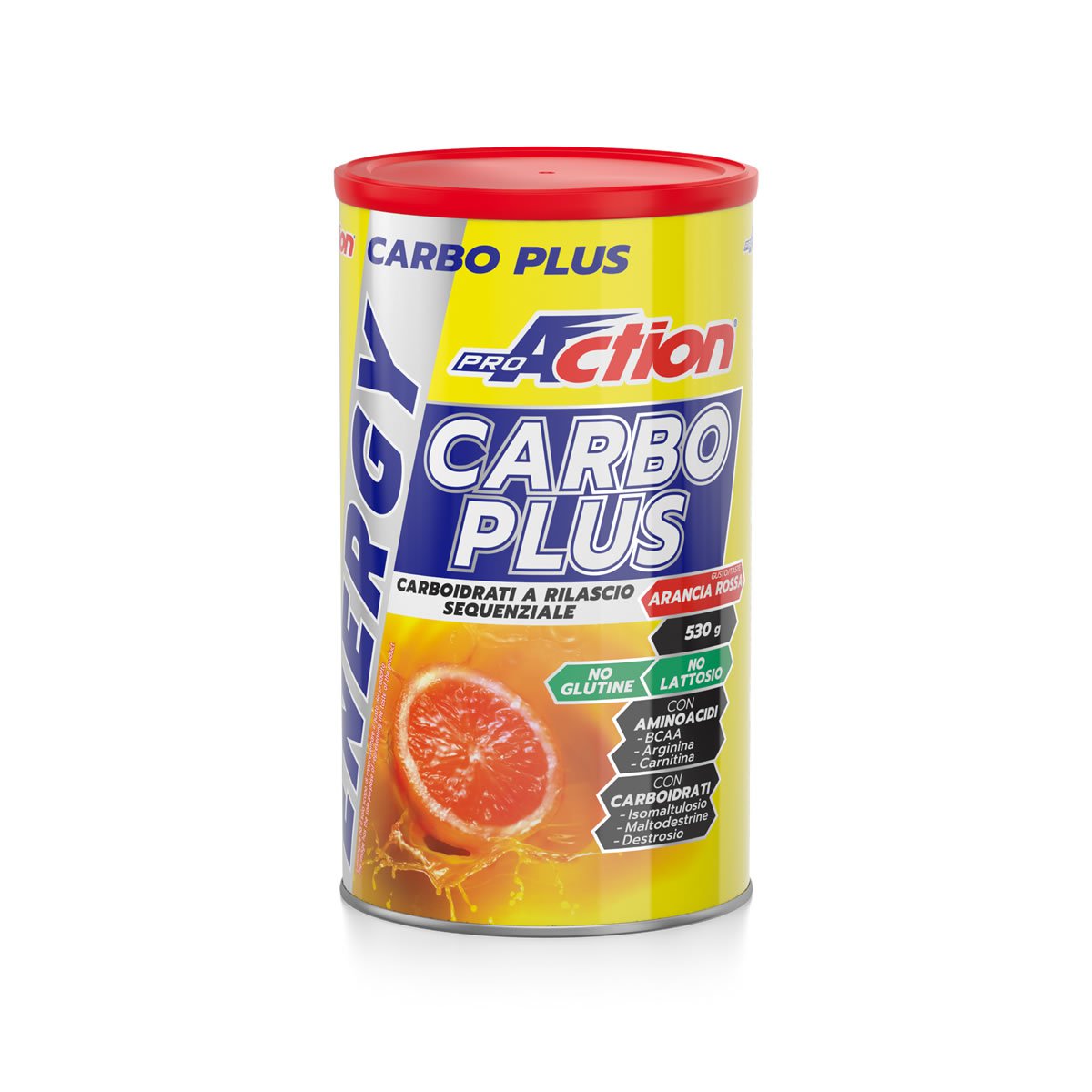 ProAction CARBO PLUS Arancia - Barattolo 530 g.  