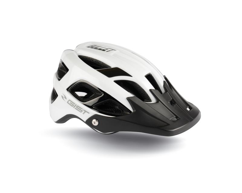 Casco Gist Bullet BIANCO - NERO