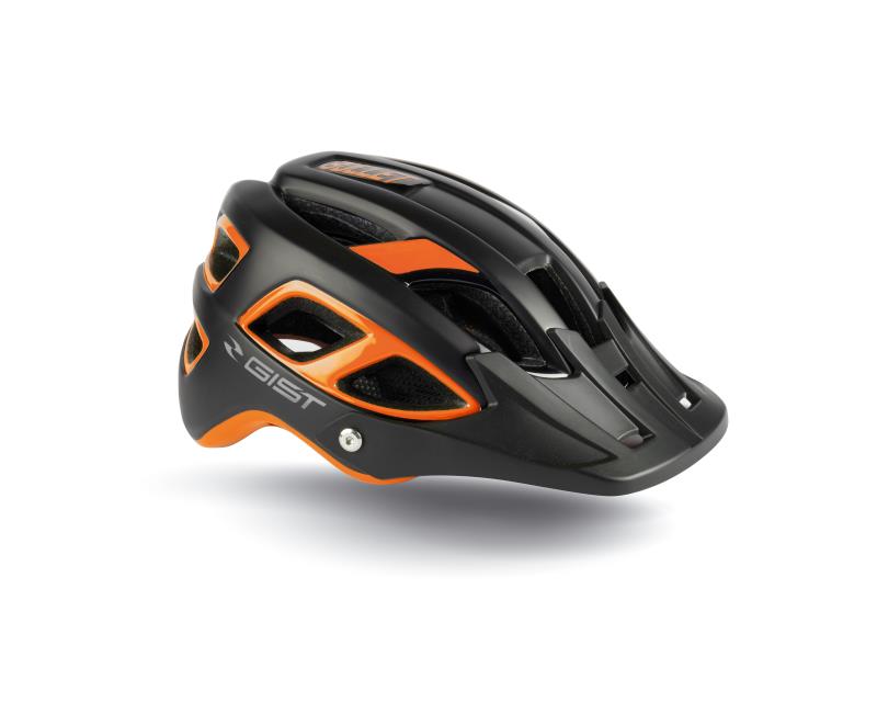 Casco Gist Bullet NERO - ARANCIO