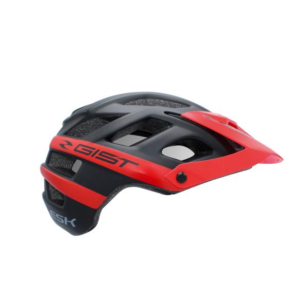 Casco Gist Esk NERO-ROSSO