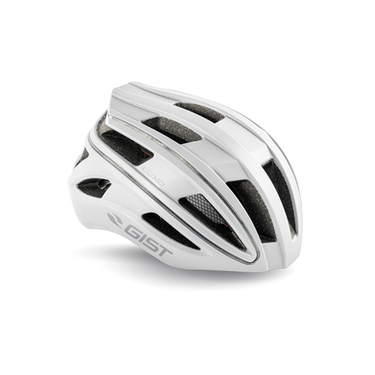 Casco Gist Luxo Led BIANCO