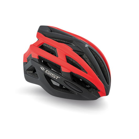 Casco Gist Planet NERO-ROSSO