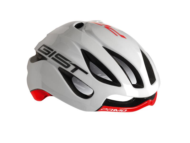 Casco Gist Primo BIANCO - ROSSO