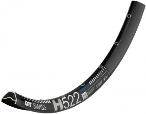 Cerchio DT Swiss H 522 27,5"/25mm nero NERO