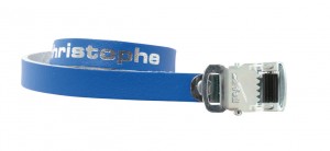 Cinghie p ped paio Zefal Christophe 516 - blu, 370mm, pelle