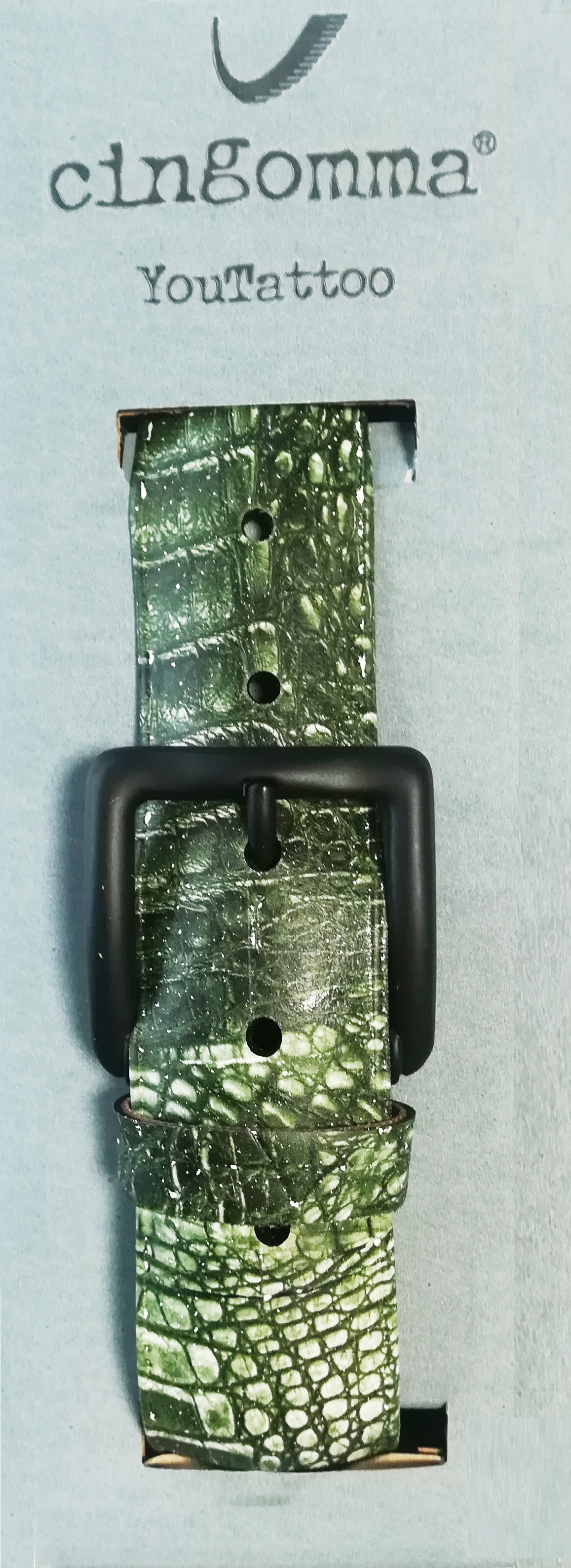 Cintura di copertone verniciato Cingomma YOUTATTOO Graphics Crocodile  