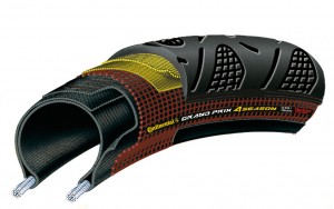Copertone Conti GP 4-stagioni piegh. - 28" 700x23C,23-622 DuraSkin nero