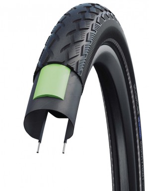 Copertone Schwalbe Marathon HS420 - 18x1.65" 44-355 TwinSkin-nero rifl.GG EC