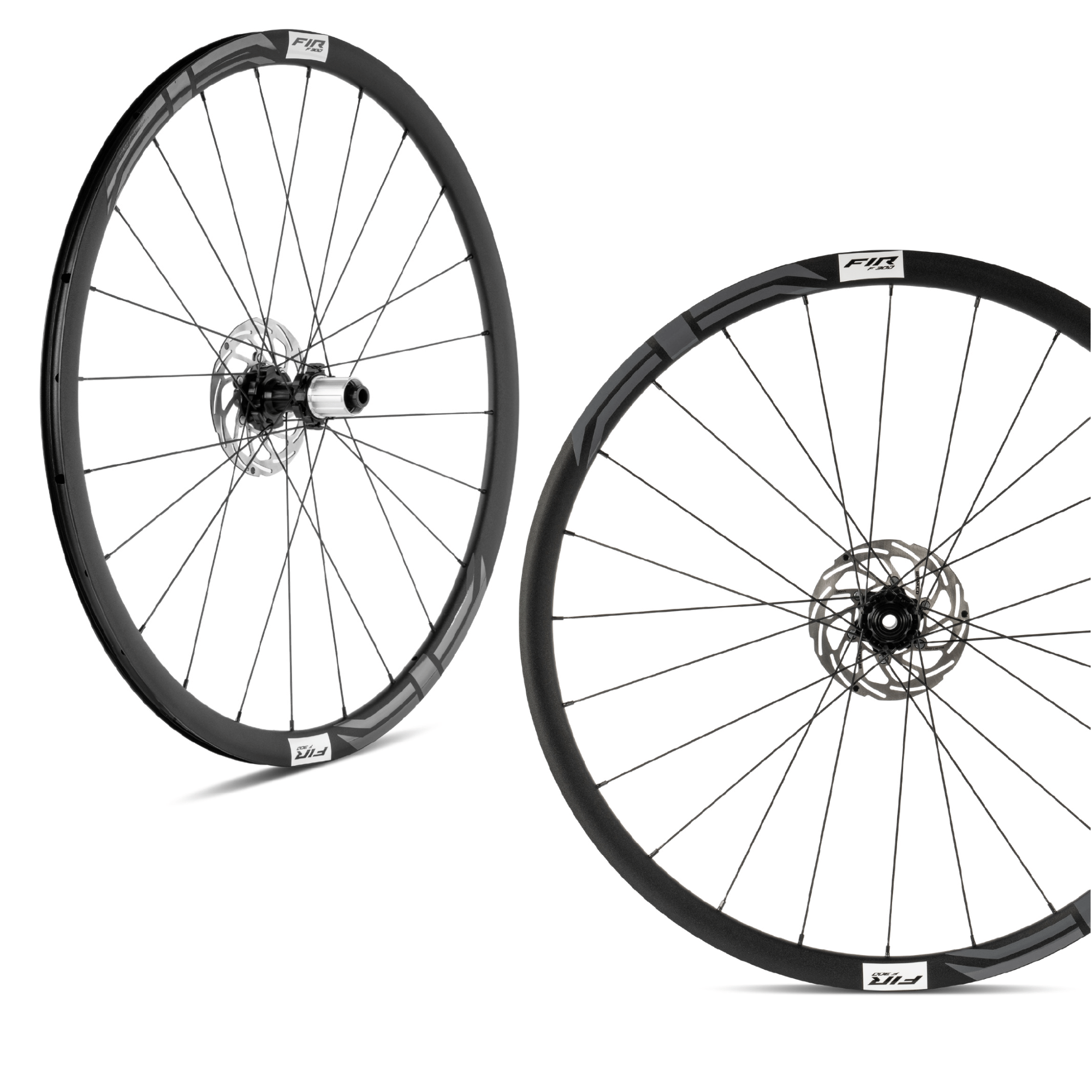 Coppia Ruote FIR F30G Gravel Disk NERO