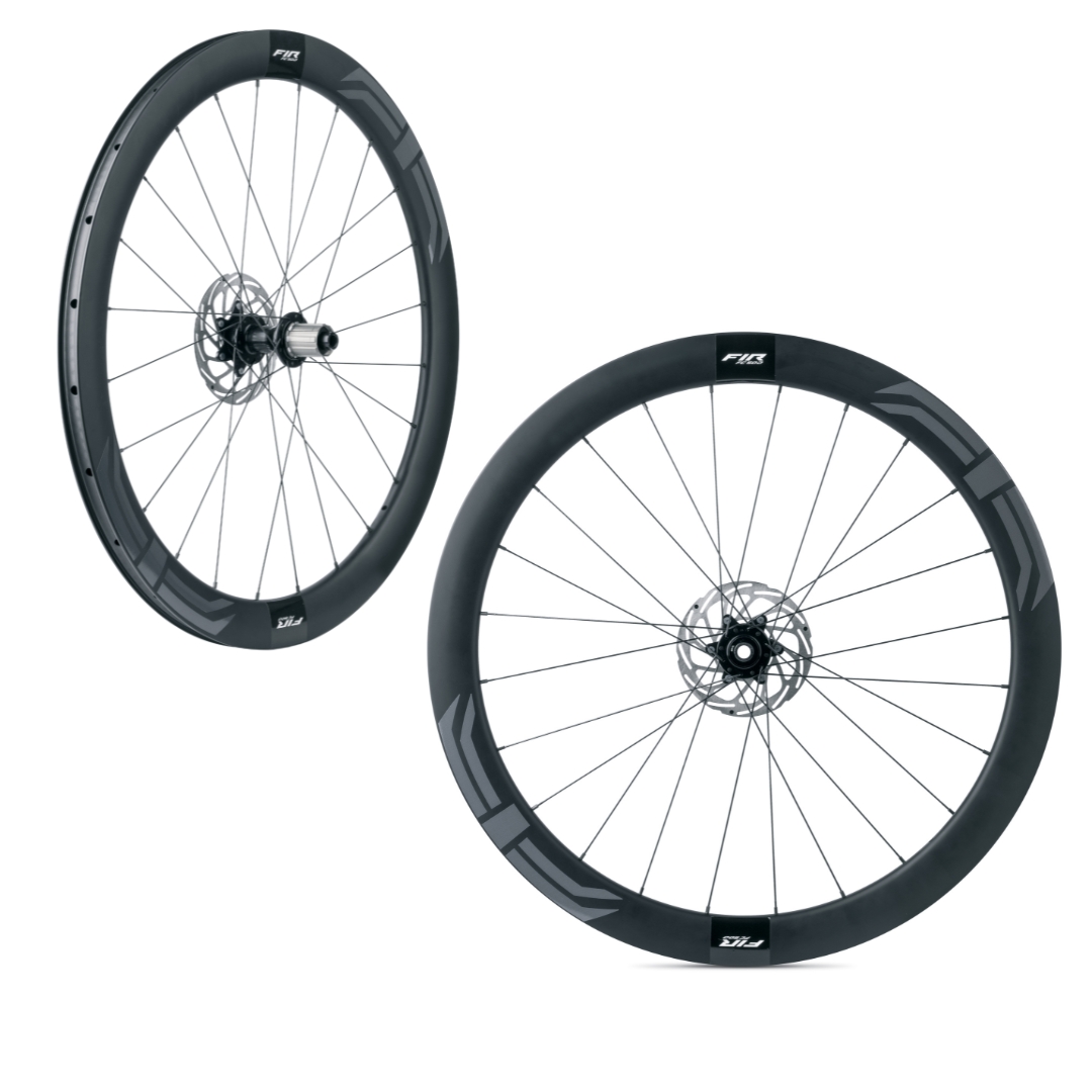 Coppia Ruote FIR FC 50D Carbon Disk Road NERO