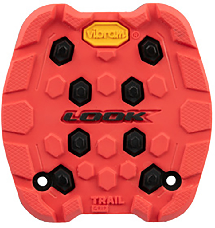 Copripedale antiscivolo Look Activ Grip City pedali Trail  ROSSO