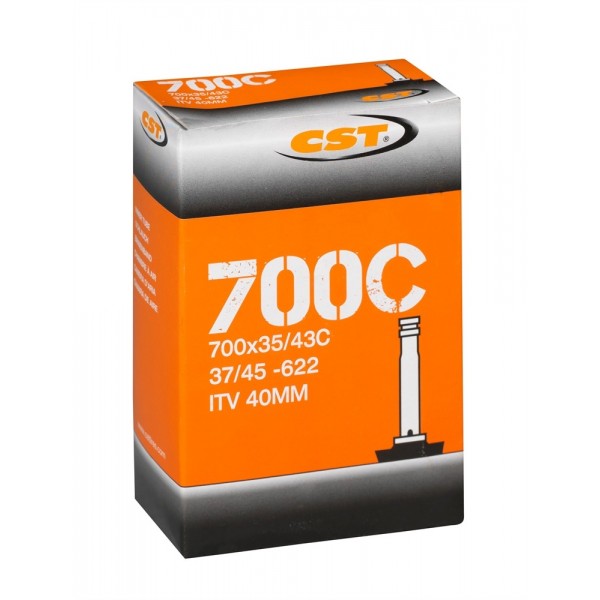 Camera d'aria CST 28" 700 x 35 / 43 Valvola Regina  