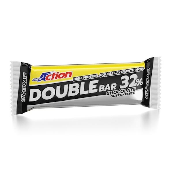 ProAction DOUBLE BAR 32% Cioccolato - Barretta 60 gr.  