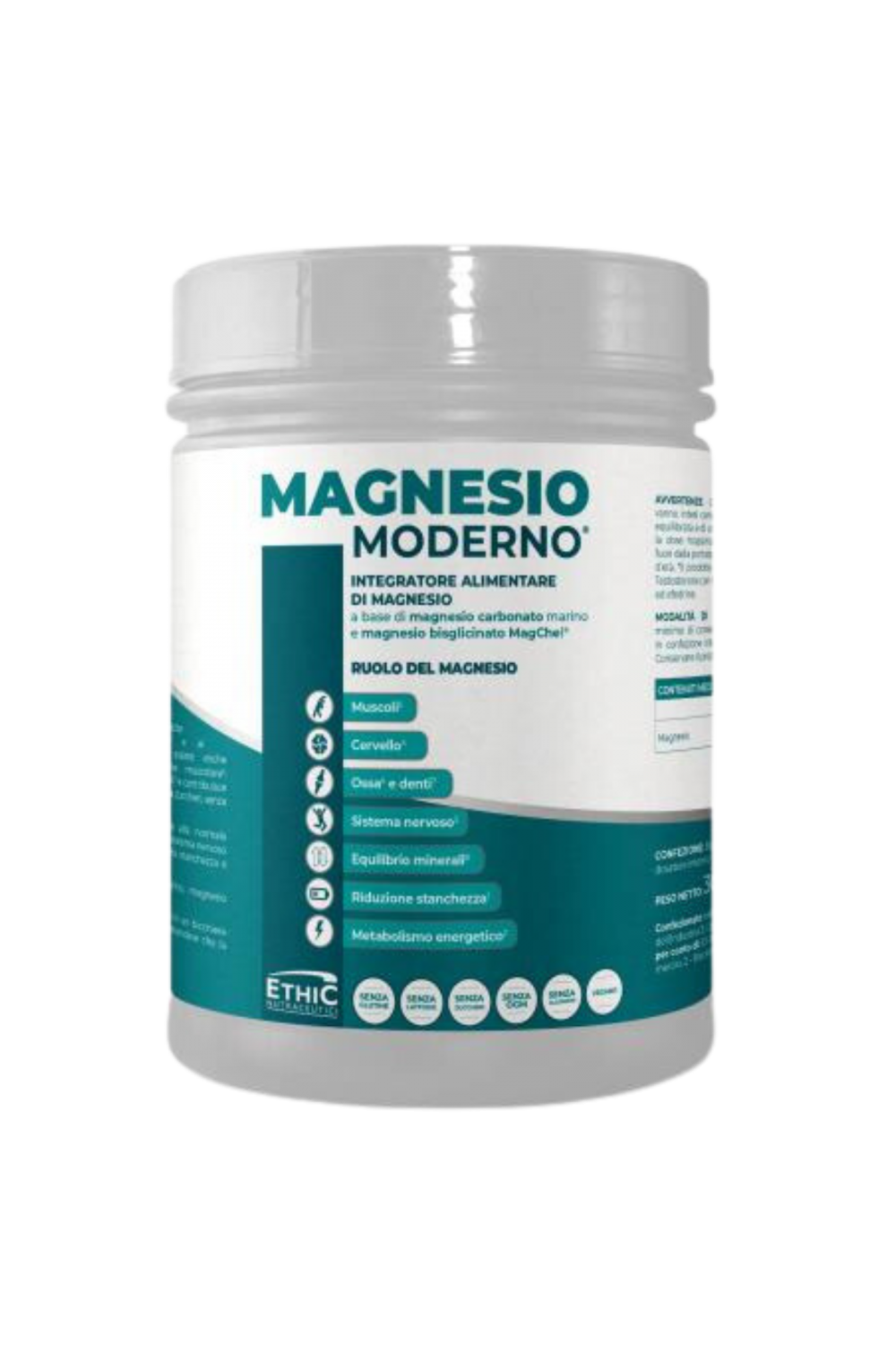 ETHICSPORT MAGNESIO MODERNO - Barattolo 300gl.  