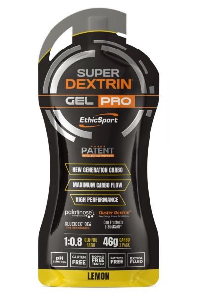 ETHICSPORT SUPER DEXTRIN GEL PRO Limone - Pack 60 ml.  