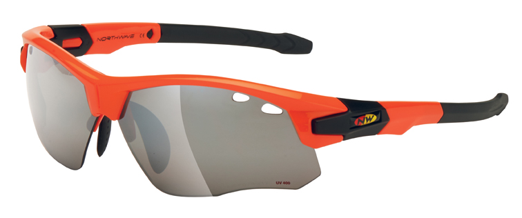 Occhiali ciclismo Northwave Galaxy con adattatore ottico  ORANGE-BLACK