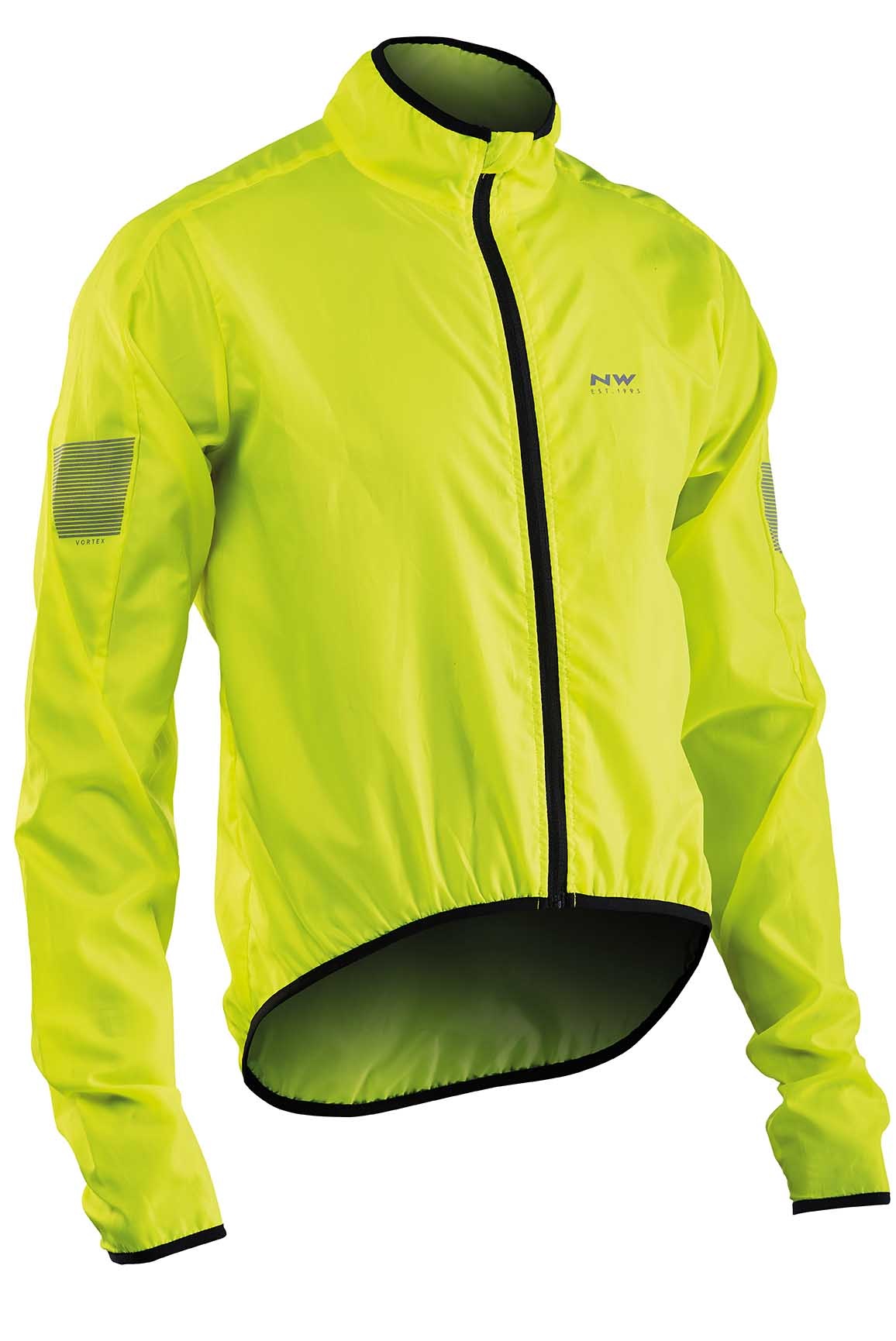 Giacca Antivento e Idrorepellente Ciclismo Northwave Vortex Jacket  YELLOW FLUO