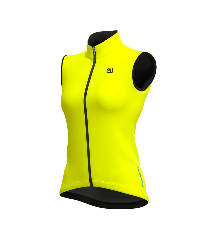 Gilet Smanicato Antipioggia Al RACING LADY GIALLO FLUO