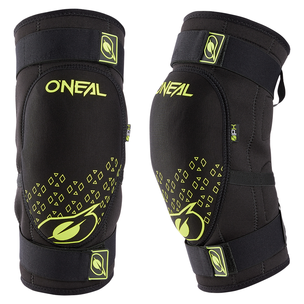 Ginocchiera O'Neal DIRT NERO / GIALLO NEON