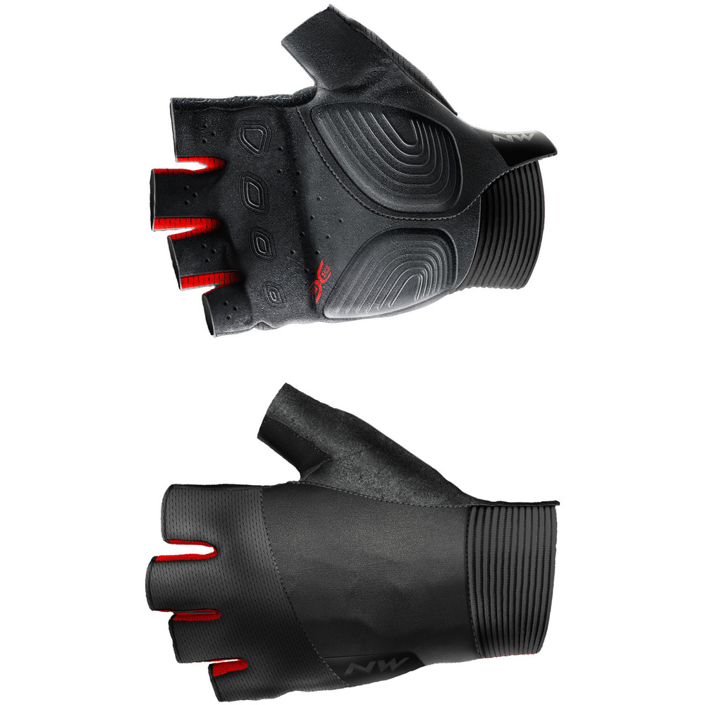 Guanti Ciclismo Northwave Extreme Short Fingers Glove BLACK-RED