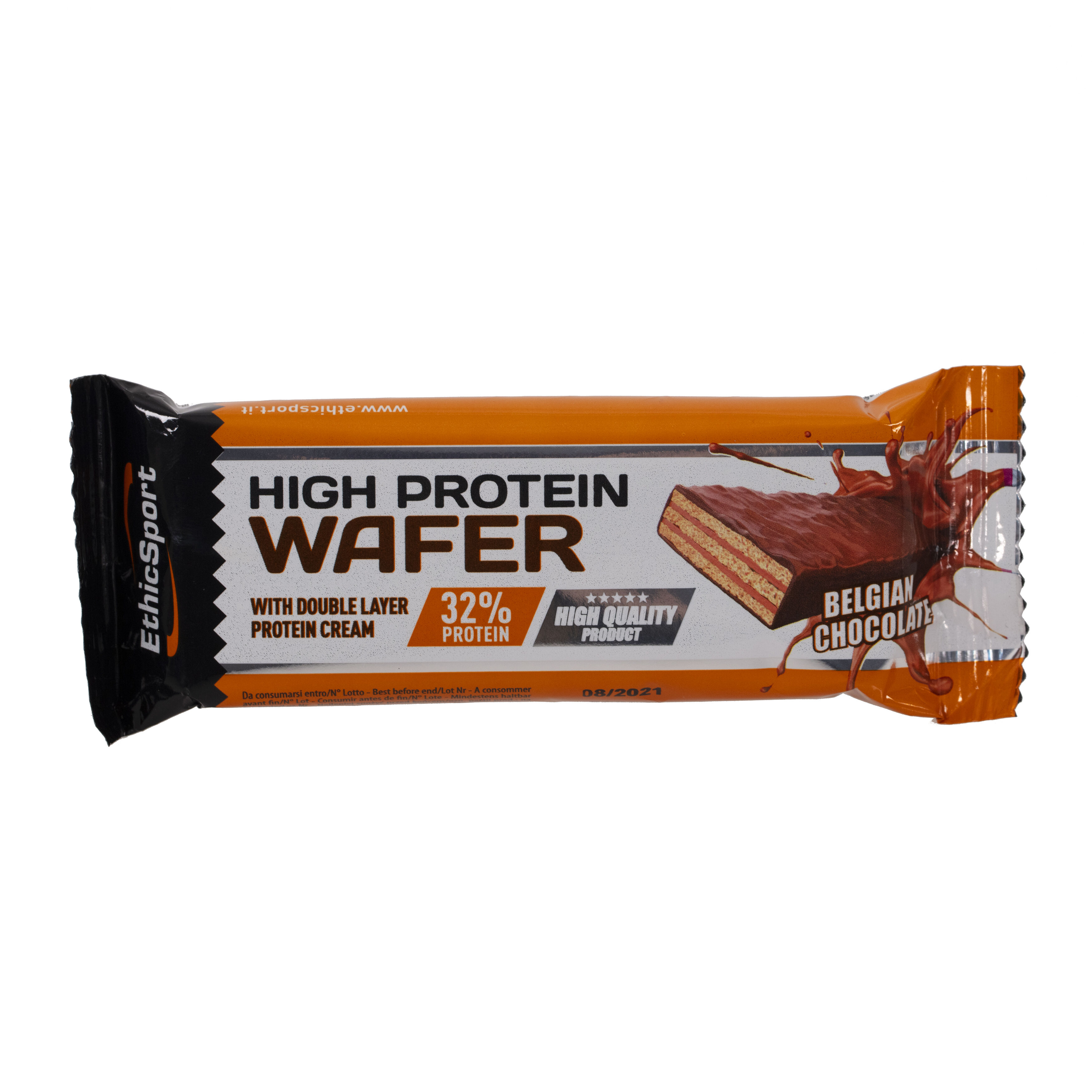 ETHICSPORT HIGH PROTEIN WAFER Belgian Chocolate - Barretta 35g.  