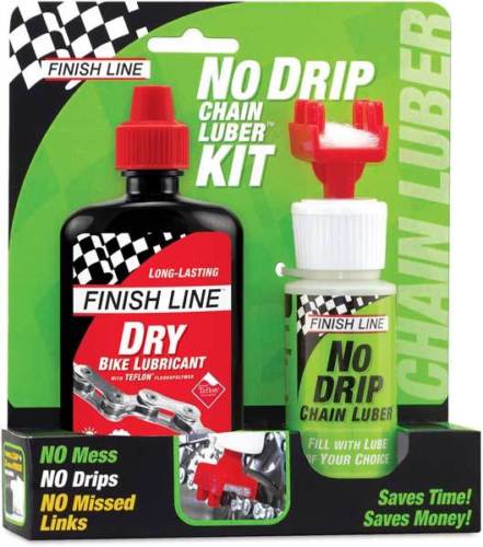 Kit Finish Line NO DRIP distributore dolio con Teflon-Plus lubrificante asciutto da 120 ml  