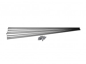 Kit raggi DT Swiss PRC 1400 Spline 35 - R.ant. + R.post. nero WXKPR14351684S