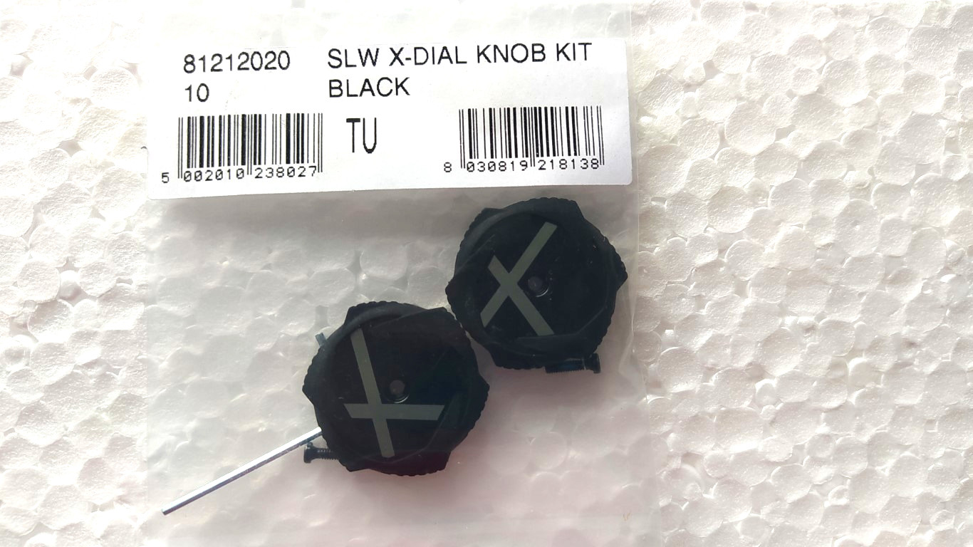 Knobs Kit ricambio chiusure scarpe SLW X-Dial System Northwave  BLACK