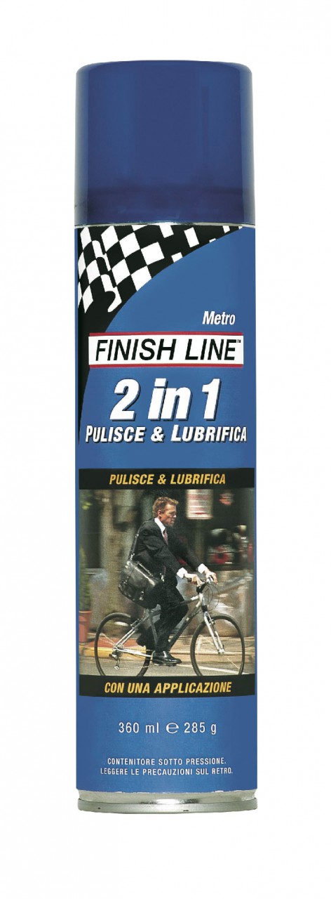 Lubrificante / Pulente Finish Line 2 in 1 Spray Aerosol 350 ml.  